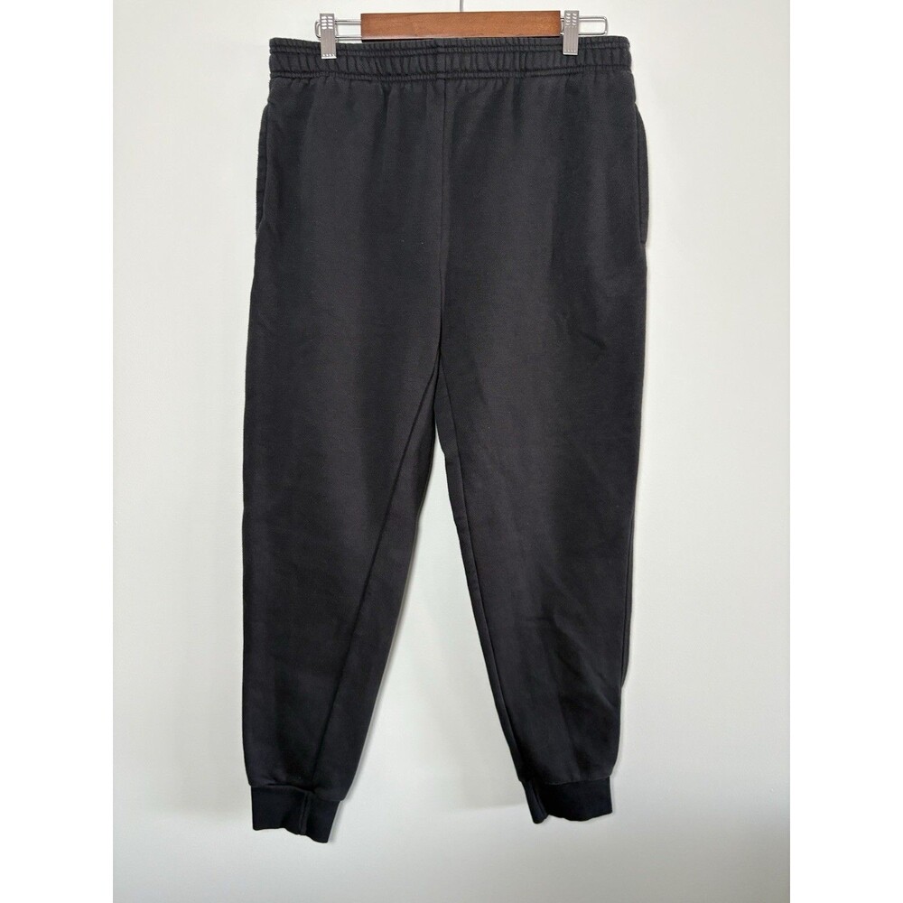 Amazon Essentials Sweatpants Mens Medium Black Fleece Jogger Drawstring Pockets